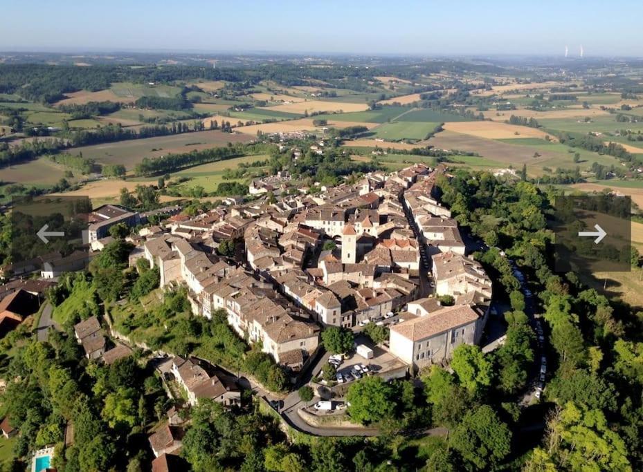 Charmant Studio Avec Jardin A La Campagne Sur Le Chemin De Saint Jacques De Compostelle Appartement Lauzerte Buitenkant foto